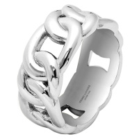 Pierre Lannier Výrazný ocelový prsten Roxane BJ09A310