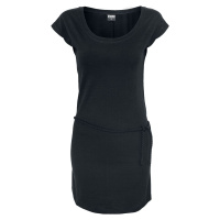 Urban Classics Ladies Slub Jersey Dress Šaty černá