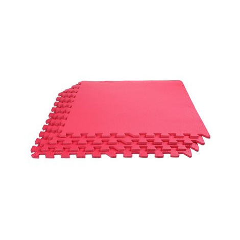 Colored Puzzle fitness podložka červená 4 ks Merco