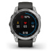 Garmin Fenix 7 Silver/ Graphite Silicone Band - 010-02540-01