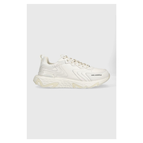 Kožené sneakers boty Karl Lagerfeld Kl52420 Blaze bílá barva