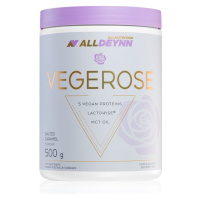 Allnutrition Alldeynn Vegerose veganský protein s probiotiky příchuť Salted Caramel 500 g