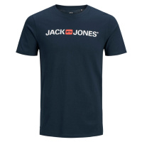 Jack&Jones Pánské triko JJECORP Slim Fit 12137126 Navy Blazer