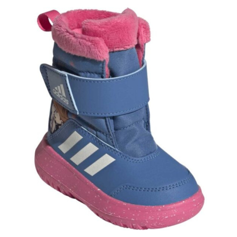 adidas WINTERPLAY FROZEN I Dětské zimní boty, modrá, velikost