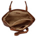Luxusní dámská kožená kabelka Katana Siva, hnědá