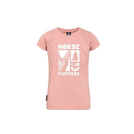 HORSEFEATHERS Dětské triko Ibis - dusty pink PINK