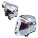 Výklopná moto helma W-TEC Vexamo černo-zelená