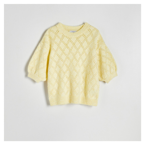 Reserved - Ladies` sweater - Žlutá
