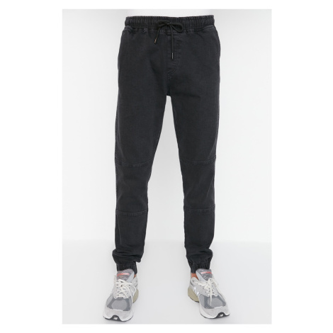 Trendyol Anthracite Comfortable Fit Stitching Detailed Jogger Jeans Jeans Pants
