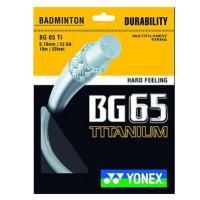 Yonex BG 65 Ti, 0,70mm, 10m, WHITE