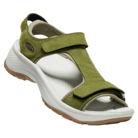 Keen Astoria West T-STRAP Dámské sandály 10020718KEN olive drab leather