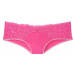 Victoria's Secret - brazilky Lace Trim Cheeky růžové