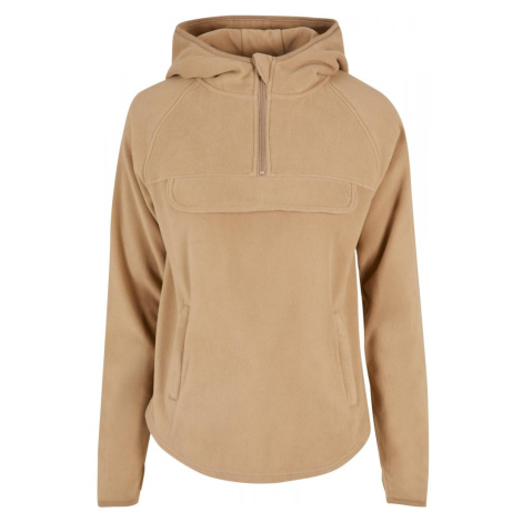 Ladies Polar Fleece Pull Over Hoody - unionbeige Urban Classics