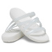 Dámské sandále Crocs Splash Glossy Strappy bílá