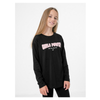 4F JUNIOR-GIRLS LONGSLEEVE JTSDL002-20S-DEEP BLACK Černá