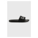 Pantofle Calvin Klein ADJ POOL SLIDE PU pánské, černá barva, HM0HM00957