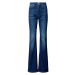 Tommy Jeans VAQUERO SILVIA HIGH FLARE MUJER DW0DW17156 Modrá