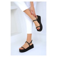 Soho Black Women's Sandals 17872