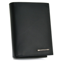 Luxusní pánská kožená peněženka Bellugio Malakai, černá