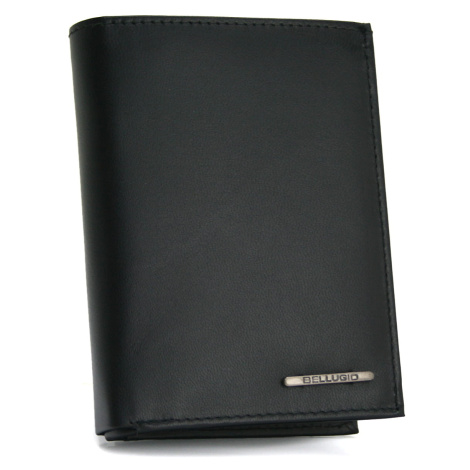 Luxusní pánská kožená peněženka Bellugio Malakai, černá