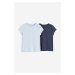 H & M - Sportovní tričko z materiálu DryMove™ 2 kusy - modrá