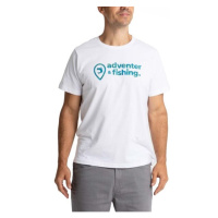 ADVENTER & FISHING COTTON SHIRT Pánské tričko, bílá, velikost