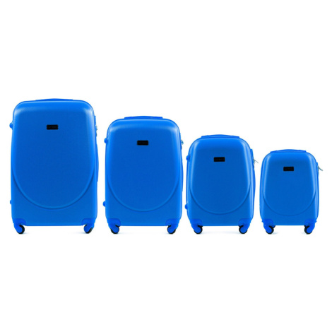 Modrá sada cestovních kufrů GOOSE
