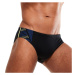 Pánské plavky speedo 7cm tech panel brief black/chroma blue/spritz