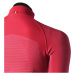 Mico L/SLVS MOCK NECK SHIRT WARM CONTROL W Dámské termo triko, červená, velikost