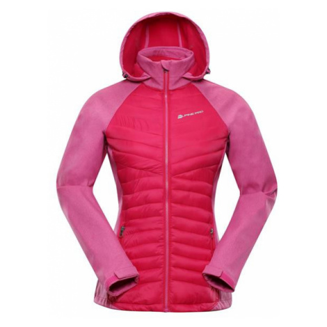 Perka 2 růžová dámská softshellová bunda