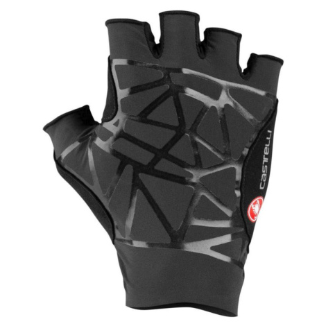 CASTELLI Cyklistické rukavice krátkoprsté - ICON RACE - černá