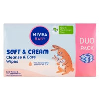 NIVEA - Baby Ubrousky Soft & Cream duopack Pleny a přebalování 1 pieces unisex