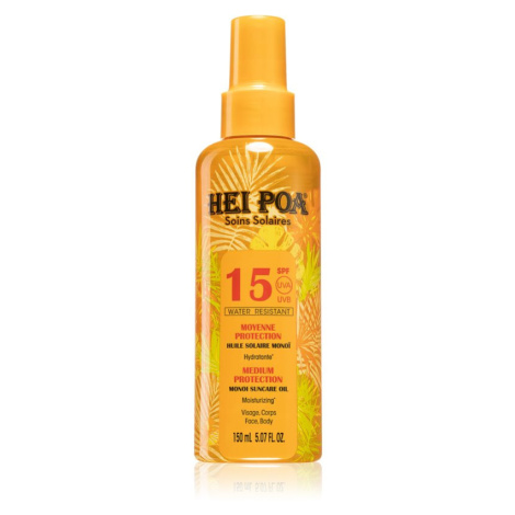 Hei Poa Monoi Suncare olej na opalování ve spreji SPF 15 150 ml