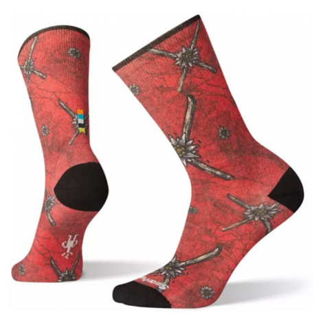 Smartwool Curated Women´s Tools Of The Trade Crew Socks červené SW003924150