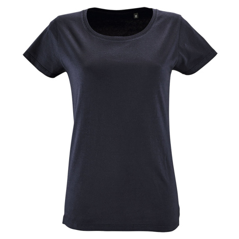 SOĽS Milo Women Dámské triko - organická bavlna SL02077 Námořní modrá SOL'S