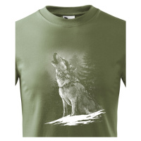 Dětské tričko s potiskem vlka - dárek pro milovníky vlka