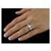 Stříbrný prsten VIA se Swarovski® Zirconia