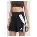 Tréninkové šortky adidas Performance Tiro 24 černá barva, vzorované, high waist, IP1950