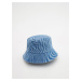 Reserved - Vzorovaný džínový klobouk - Modrá