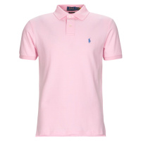 Polo Ralph Lauren POLO COUPE DROITE EN COTON BASIC MESH Růžová