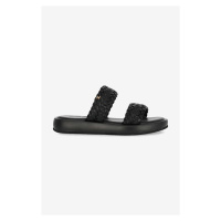 Pantofle Mexx Noi dámské, černá barva, na platformě, MIBN1601141W
