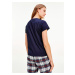 Tmavě modré dámské tričko Tommy Hilfiger Underwear