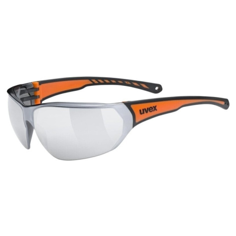 UVEX Sportstyle 204 Black/Orange/Silver Mirrored Cyklistické brýle