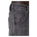 Džíny diesel krooley-y-t sweat jeans černá