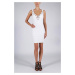 Elegantní krajkové šaty midi s ramínky 53018-2