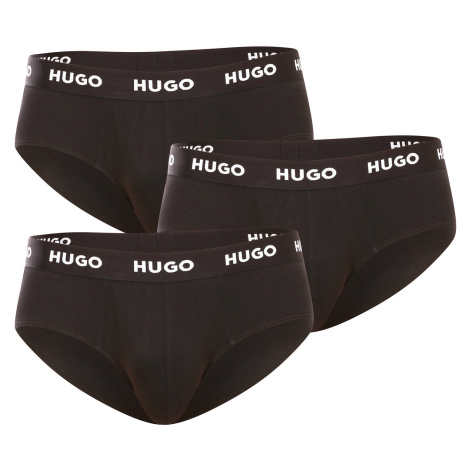 3PACK pánské slipy HUGO černé (50469763 001) Hugo Boss