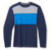 Smartwool M CLASSIC THERMAL MERINO BL COLORBLCK CB Pánské triko, tmavě modrá, velikost