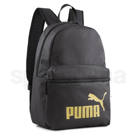 Batoh Puma Phase Backpack 07994303 - puma black/golden logo