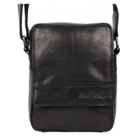 Sendi Design Pánská kožená taška přes rameno NERO černá