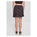 Ladies Viscose Mini Skirt - blackflower